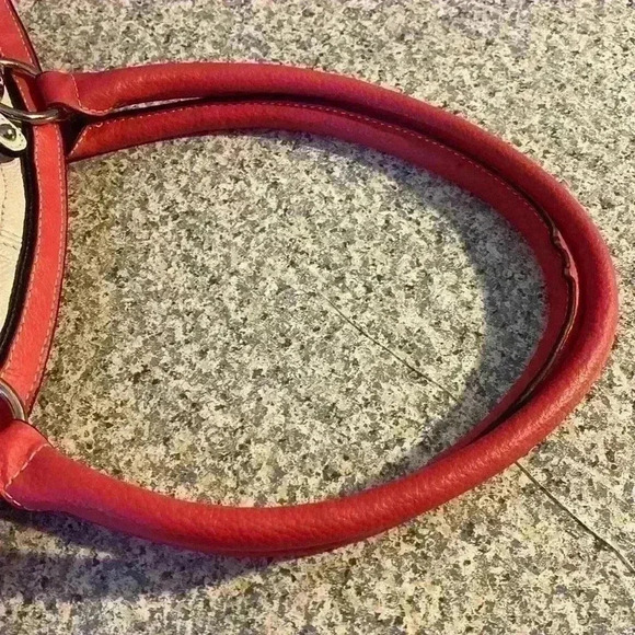 Tignanello pink and white satchel bag - Picture 10 of 16